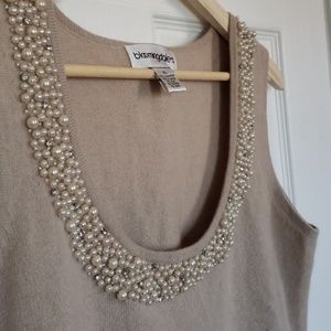 Pearl cashmere sweater